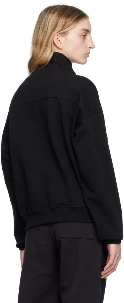 Sporty & Rich Black Zip-Up Sweater 3