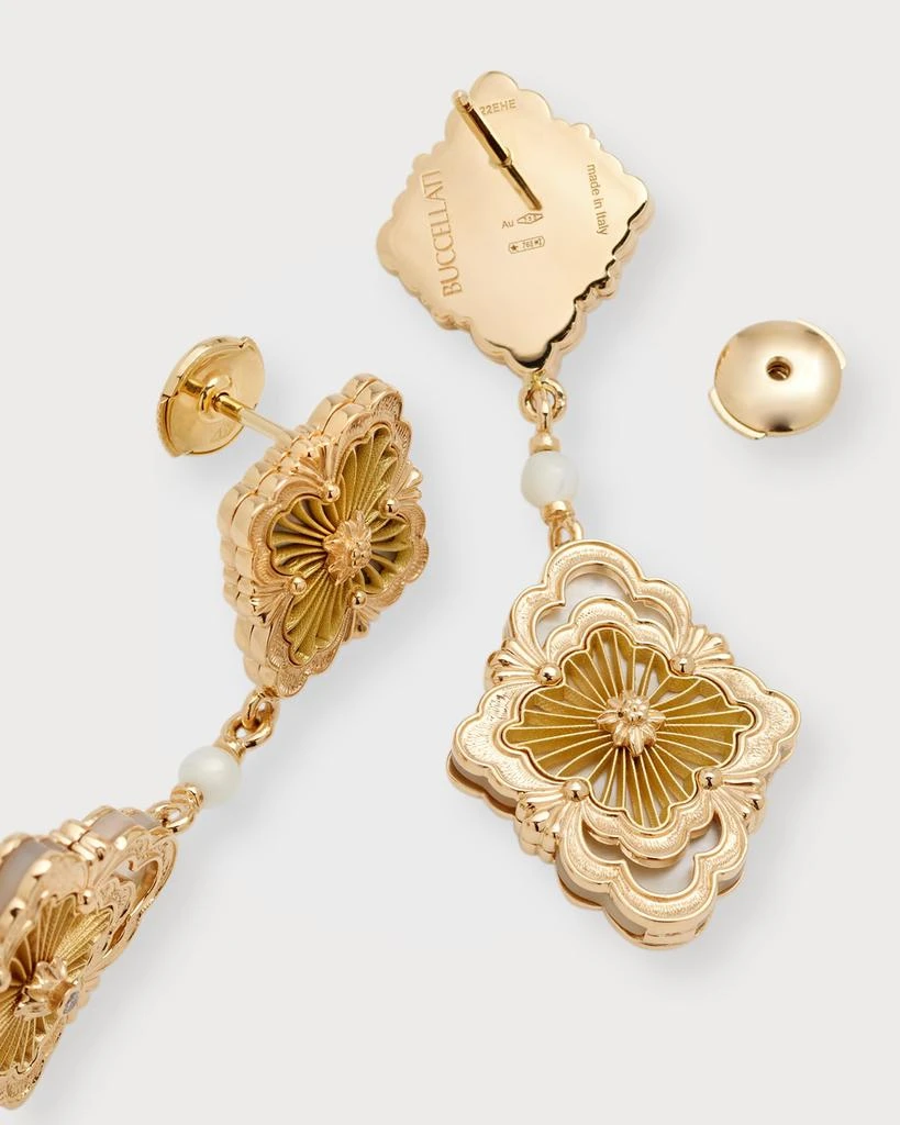 Buccellati Opera Tulle Pendant Earrings in Mother-of-Pearl 4