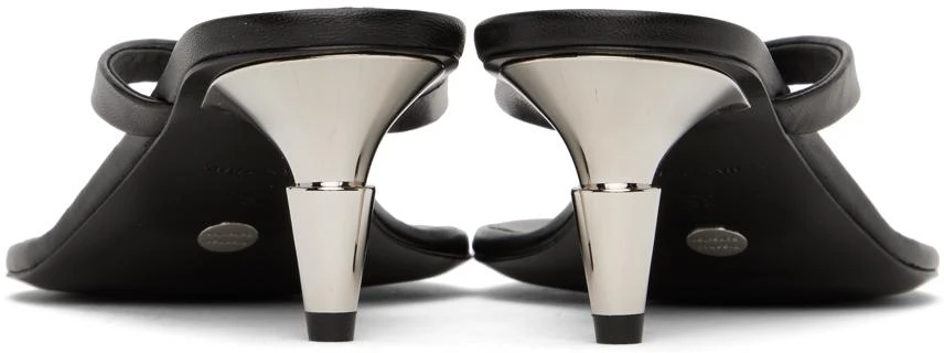 Proenza Schouler Black Spike Flip Flop Heels 2