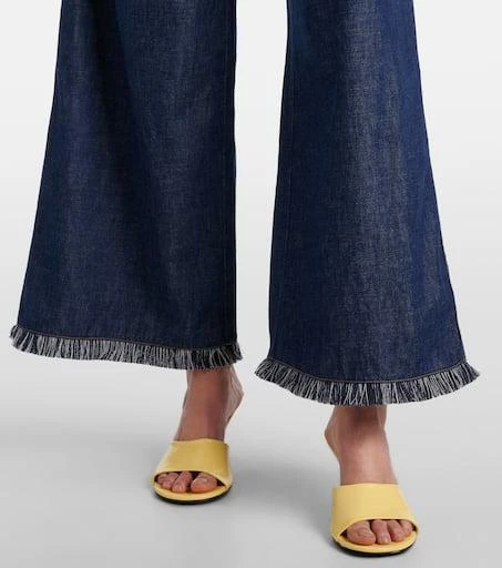 Zimmermann Rhiannon fringed denim wide-leg jeans 5