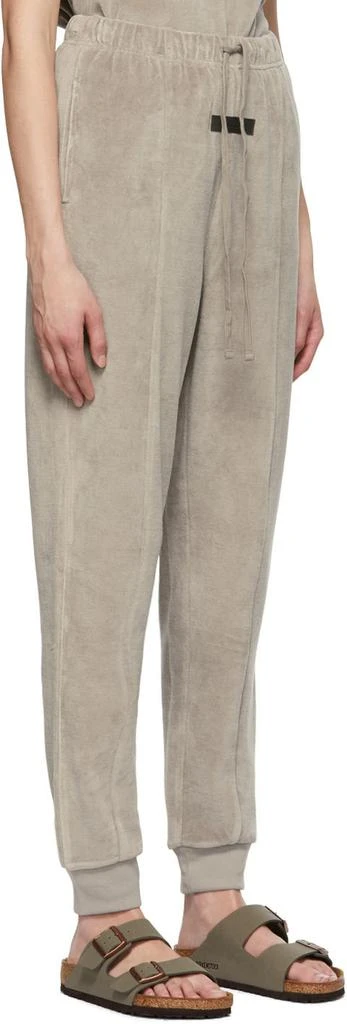 Essentials Taupe Cotton Lounge Pants 2
