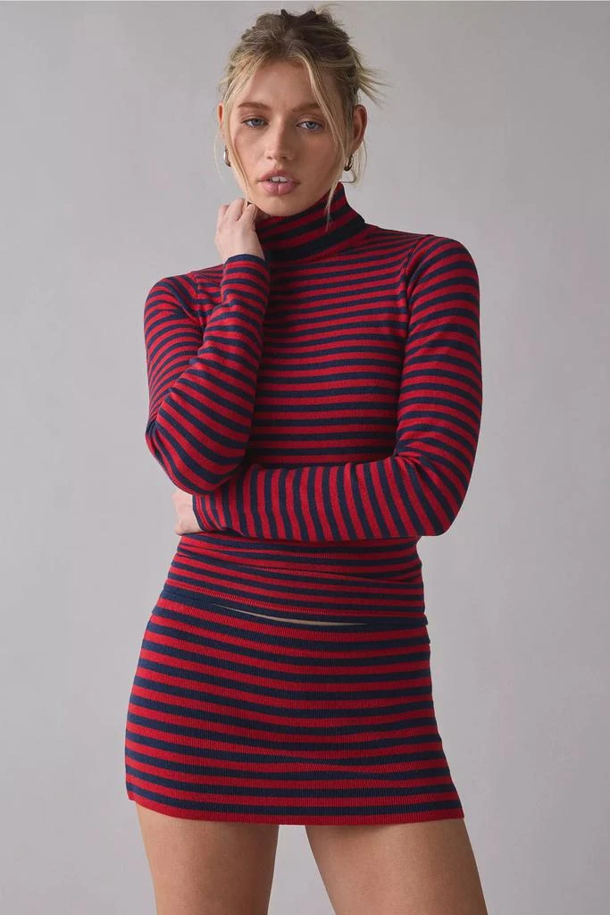 Frankies Bikinis Frankies Bikinis Marialla Sunday Stripe Mini Skort 3