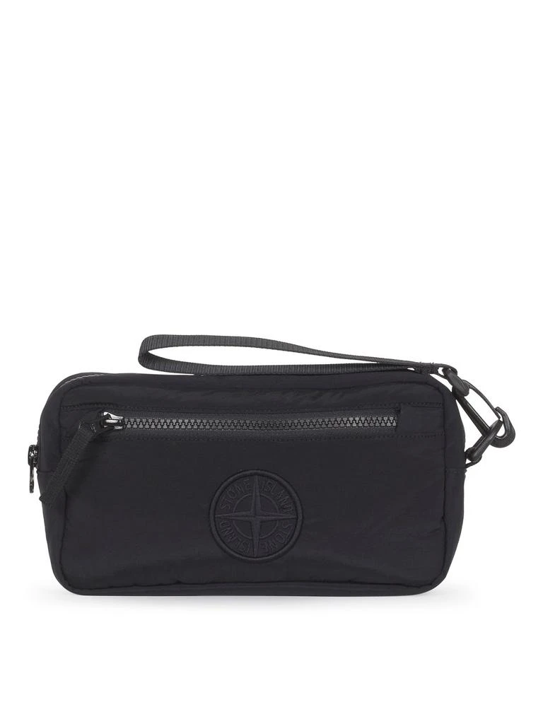 Stone Island Stone Island Compass Patch Zipped Clutch Bag 1