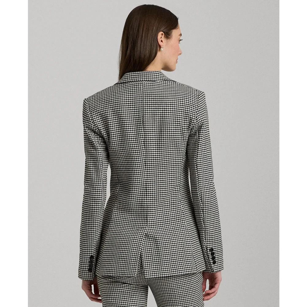 Lauren Ralph Lauren Women's Twill Houndstooth Blazer 2