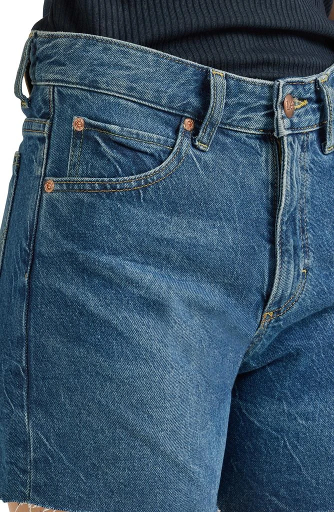 LEE Rider Raw Hem Denim Shorts 3