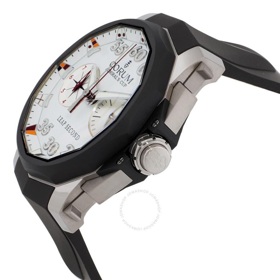 Corum Admiral Cup Chronograph Automatic White Dial Men's Watch A895/04302