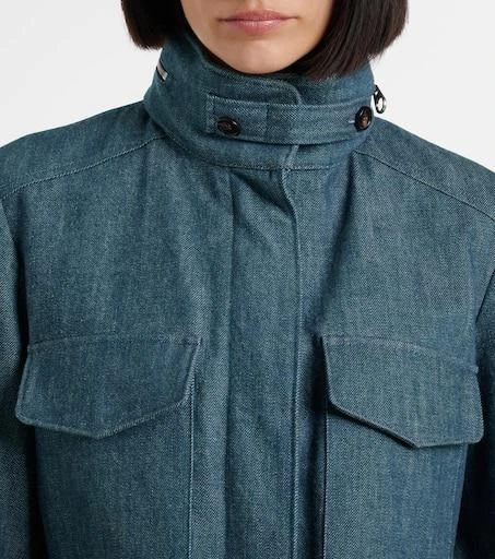 Loro Piana Traveller Mini denim field jacket 4