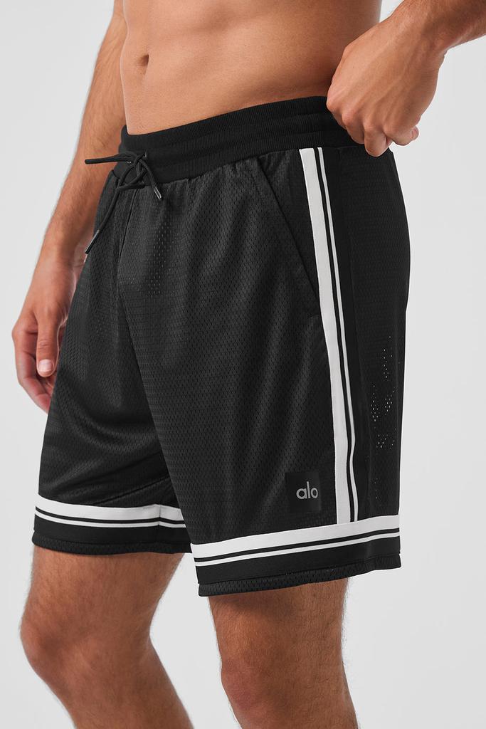Alo 7" Key Mesh Basketball Short - Black