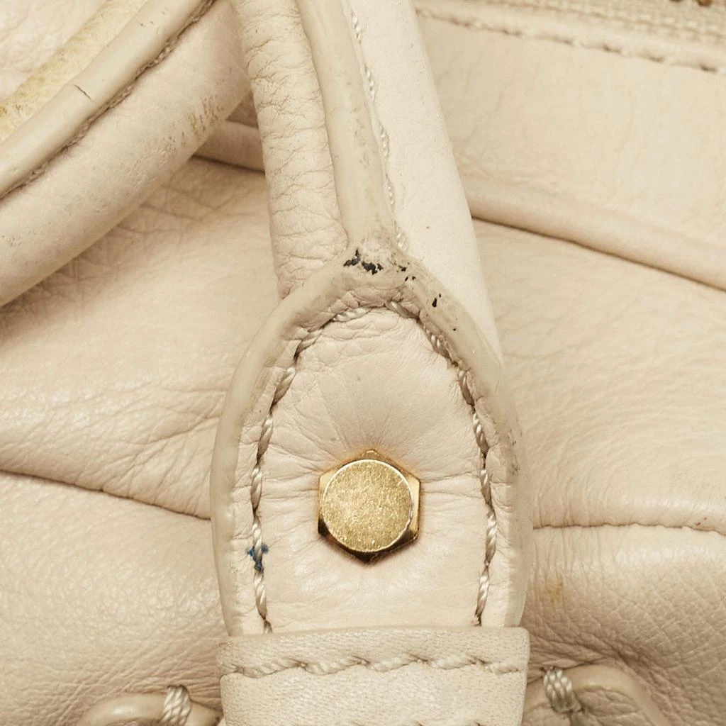 Marc Jacobs Marc by Marc Jacobs Off White Leather Classic Q Baby Groovee Satchel 8