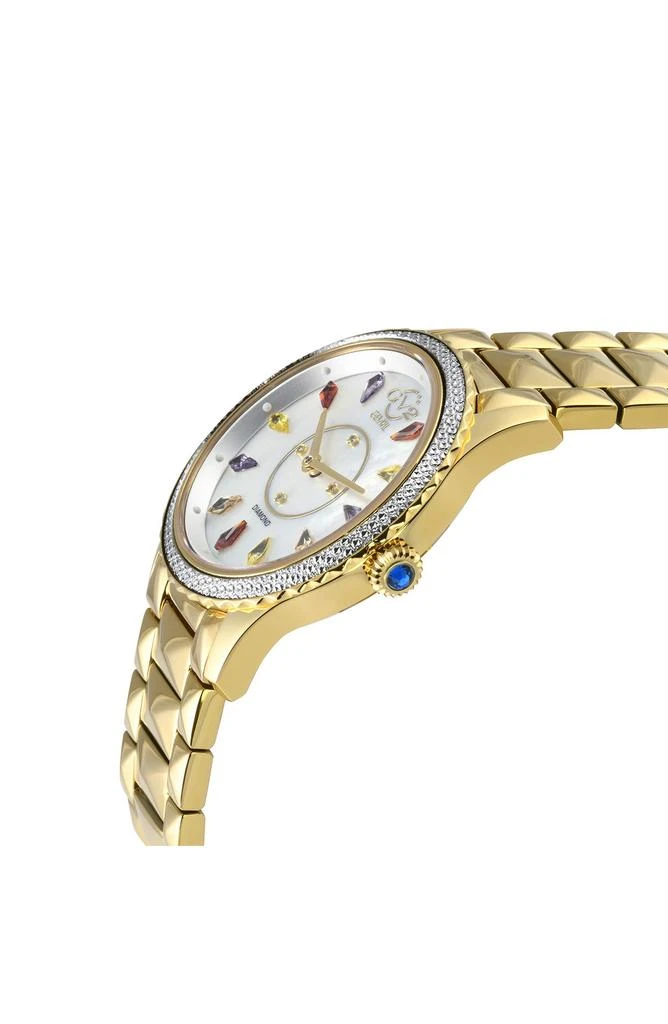 GV2 Siena Swiss Quartz Diamond Embellished Bracelet Watch - 0.02ct, 38mm 3