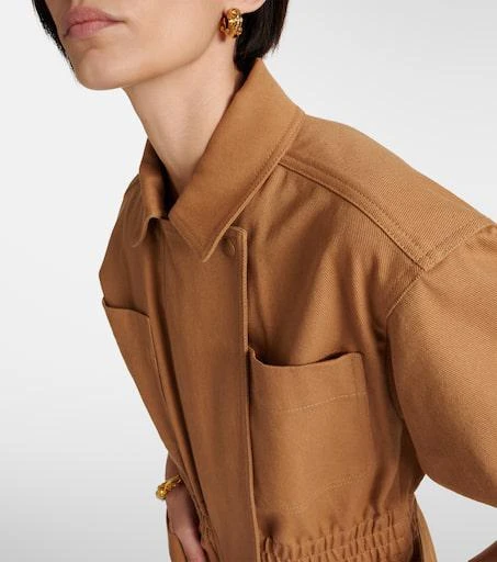 Max Mara Angora cotton drill playsuit 4