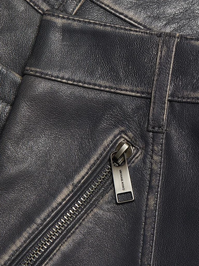 Michael Kors Micro Leather Mini Skirt 7