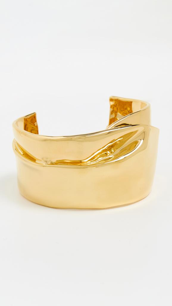 Completedworks Soggy Envelope Gold Plated Cuff
