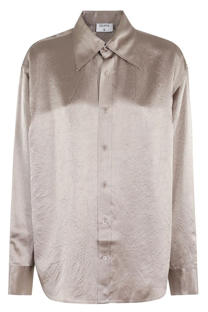 FILIPPA K Filippa K Crinkled Long Sleeve Shirt