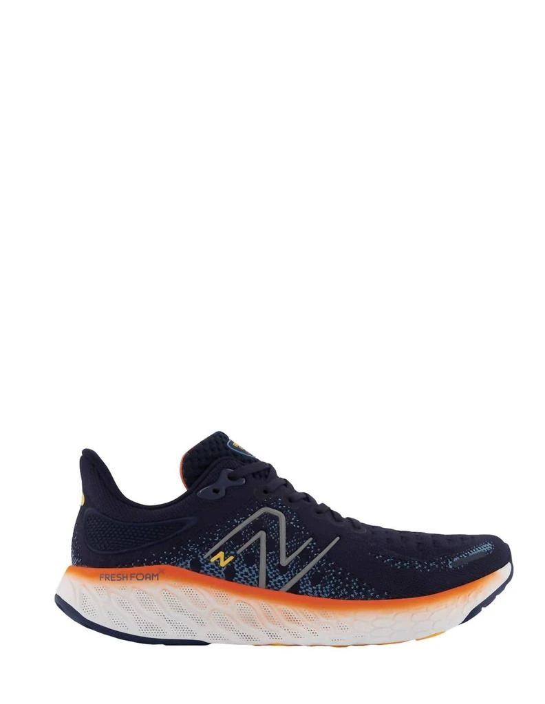 New Balance Men's Fresh Foam X 1080V12 Running Shoes - 2E/wide Wifth In Black/orange 1