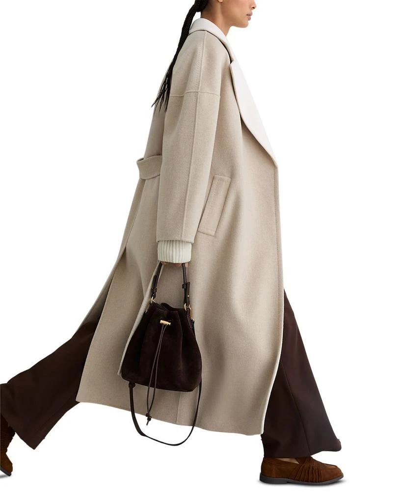 REISS Marcela Two Tone Blindseam Coat 4