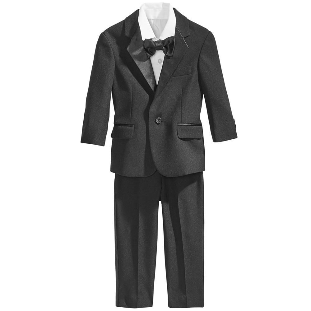 Nautica Baby Boys Tuxedo Suit, Shirt and Bowtie, 4 Piece Set