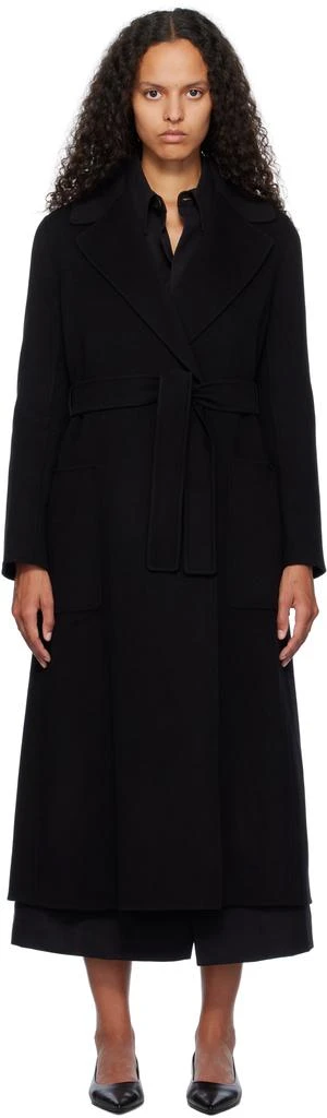Max Mara Black Paolore Coat 1
