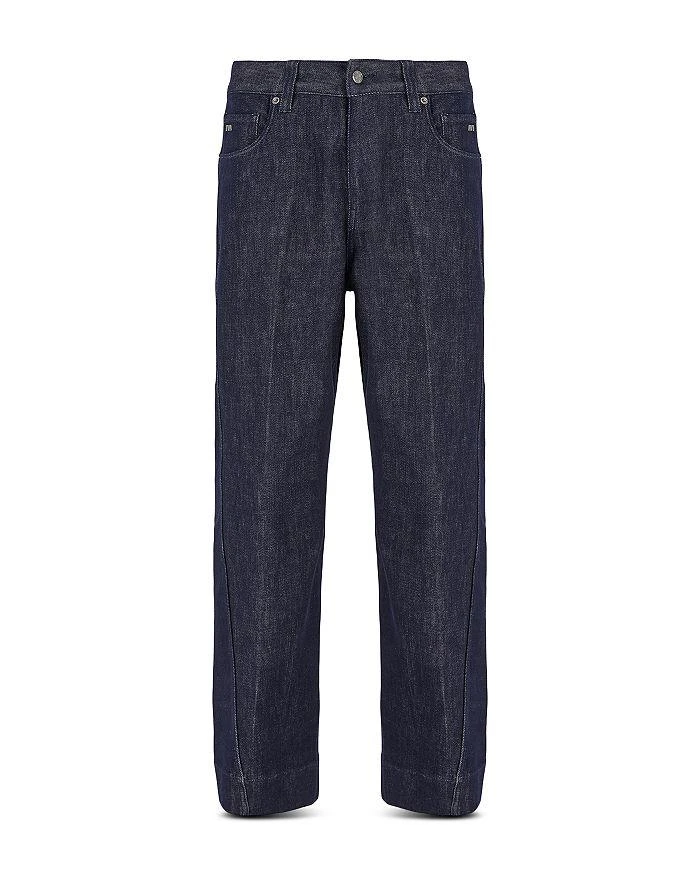 Emporio Armani Baggy Fit Jeans in Dark Blue 6