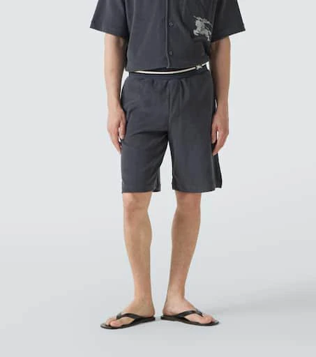 Burberry EKD cotton terry shorts 3