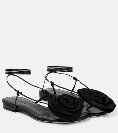Magda Butrym Appliqué leather sandals 1