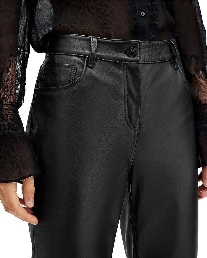 ALL SAINTS Saige Lea Leather Pants 4