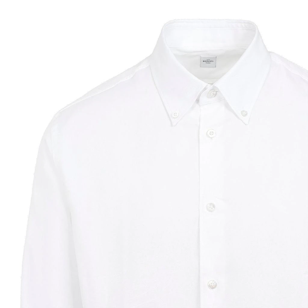 Berluti Berluti Long-Sleeved Straight Hem Shirt 4
