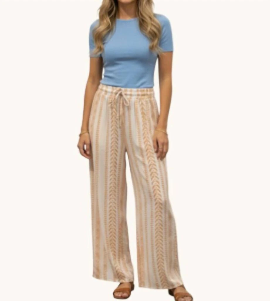 PAANI Paani - Embroidered Wide Leg Pants