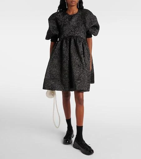 Simone Rocha Crystal Buckle Tracker leather-trimmed shoes 2