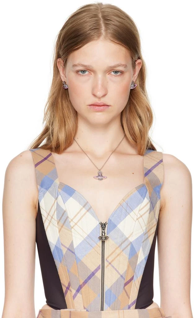 Vivienne Westwood SSENSE Exclusive Capsule Silver Roxanne Earrings 3
