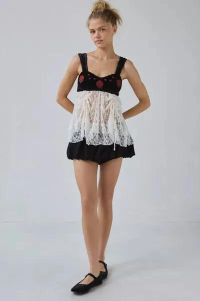 Kimchi Blue Kimchi Blue Rose Garden Embroidered Babydoll Tank Top 2