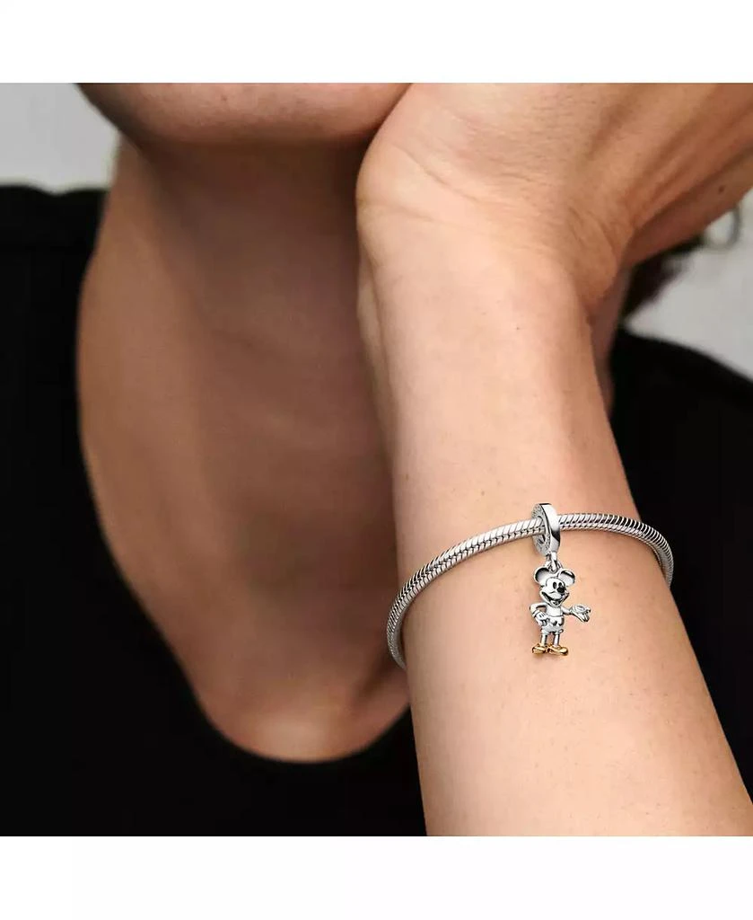 PANDORA Disney 100th Anniversary Mickey Mouse Lab-Grown Diamond Dangle Charms 4