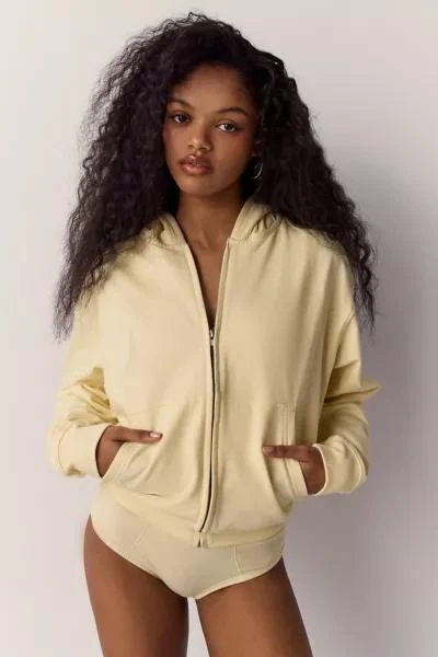 Hanes Hanes UO Exclusive Fleece Zip-Up Hoodie Sweatshirt 1