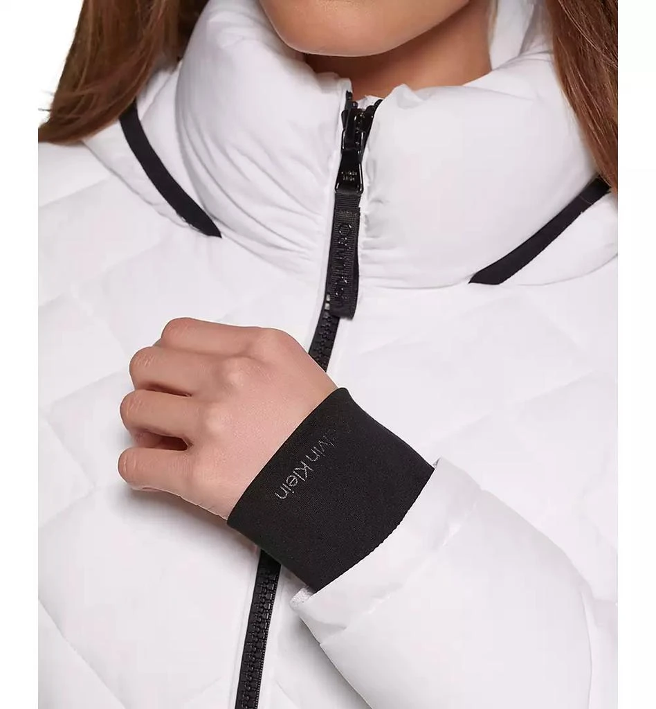 Calvin Klein Womens Side-Panel Hooded Packable Puffer Coat, Created for Macys 4
