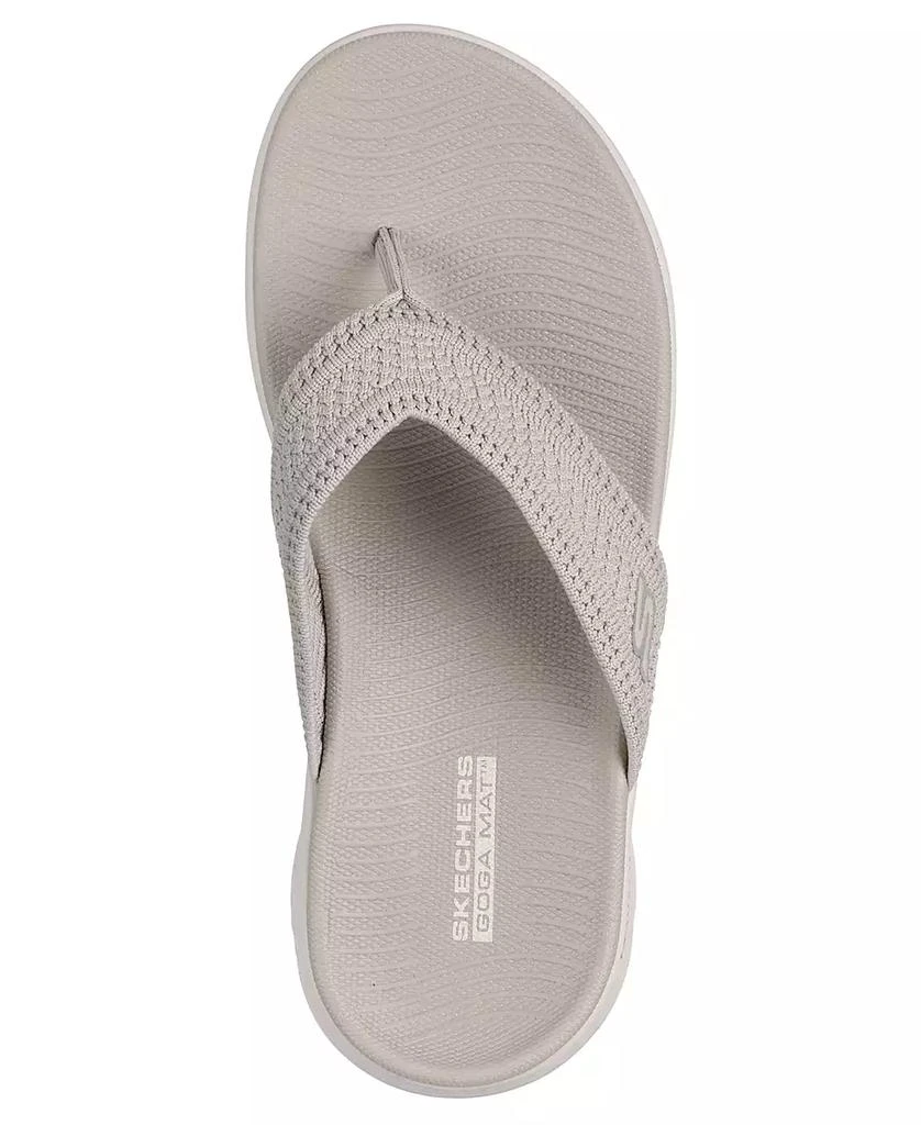 SKECHERS Women's Go Walk Flex Flip-Flop Thong Sandals from Finish Line 5