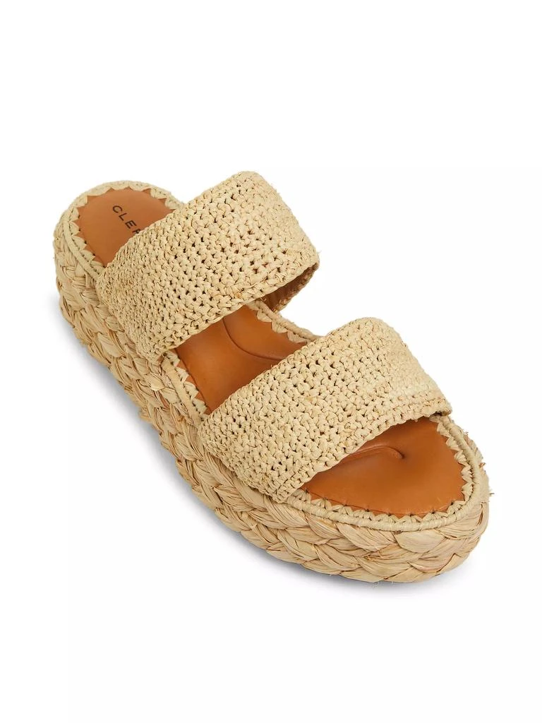 Clergerie Arlene2 55MM Raffia Sandals 4