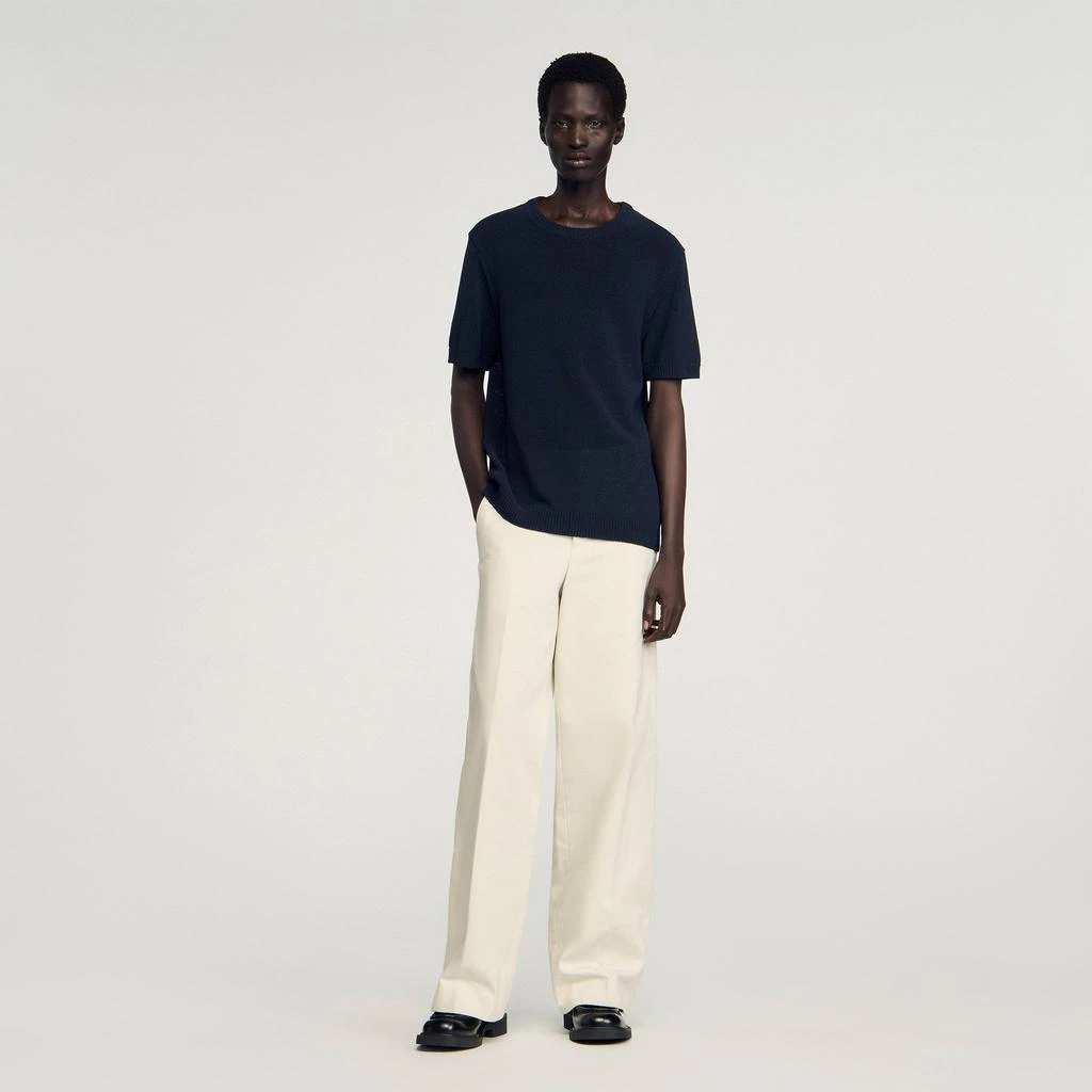 Sandro Fine knit T-shirt 1