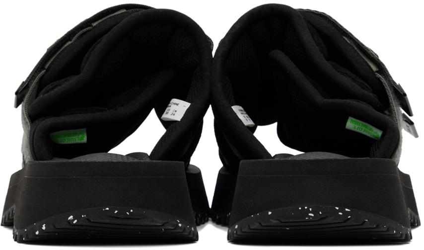 Suicoke Black MOTO-SHELLab Sandals - Shoes - BeyondStyle