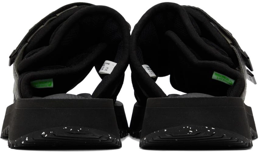 Suicoke Black MOTO-SHELLab Sandals 2