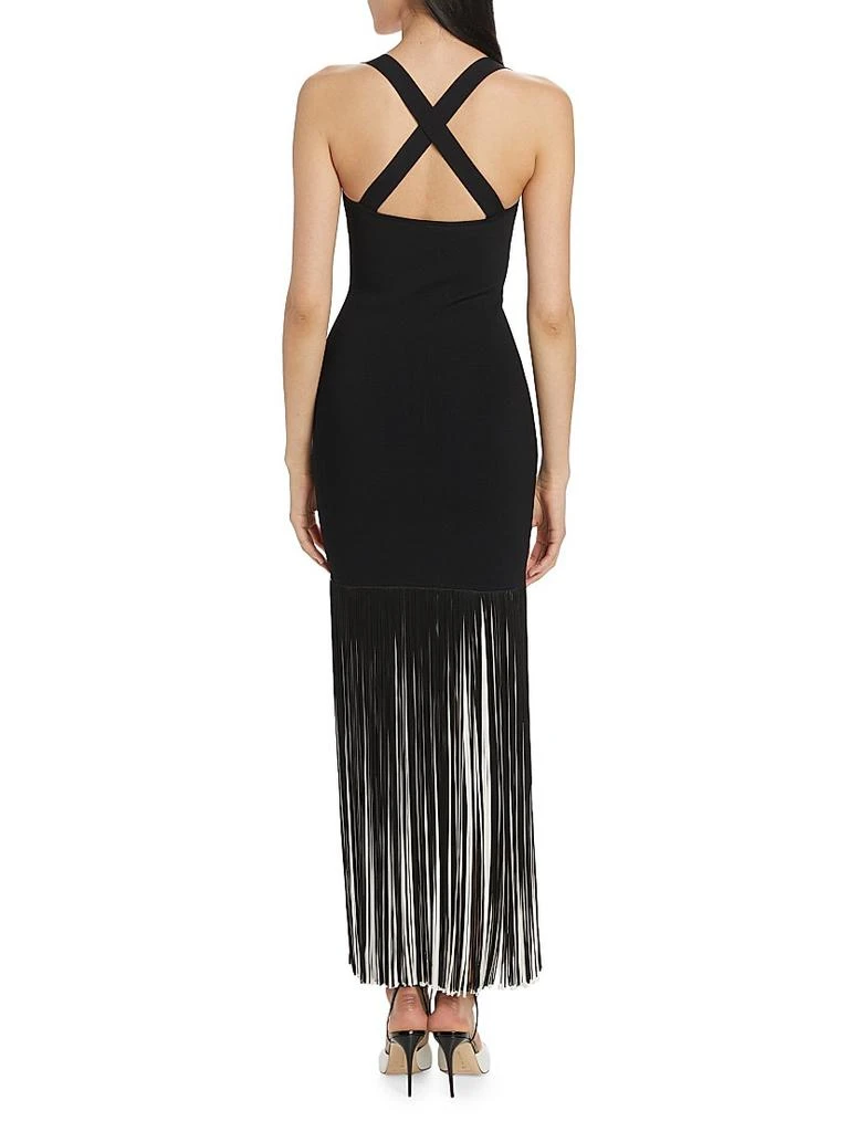 Galvan Mia Fringe Maxi Dress 5