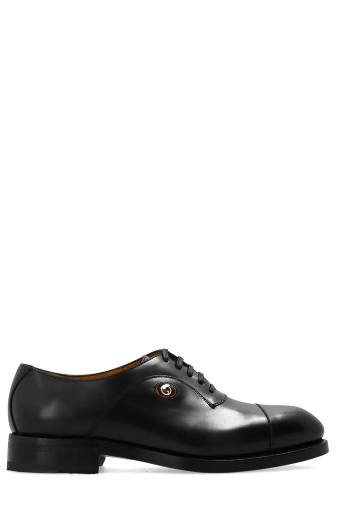 Gucci Gucci Logo Plaque Derby Shoes 1