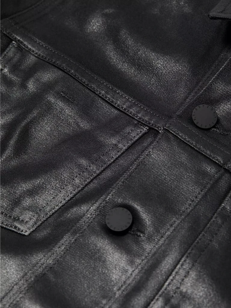 L'Agence Janelle Coated Denim Jacket 7