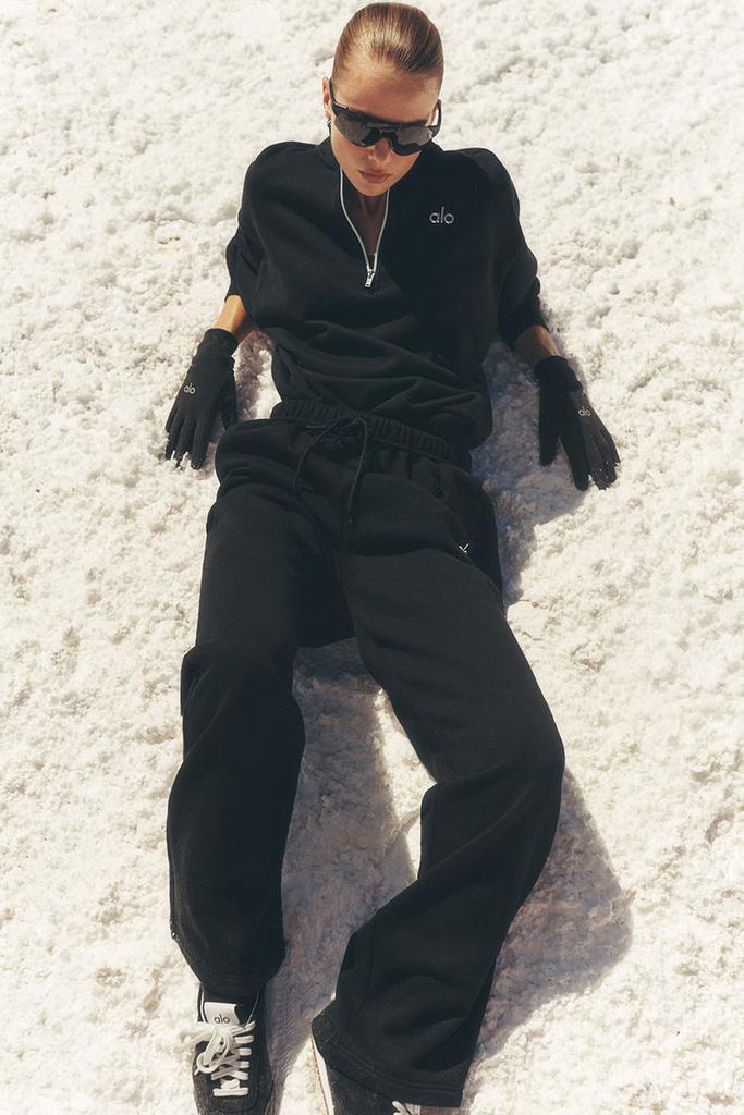 Alo Accolade Straight Leg Sweatpant - Black