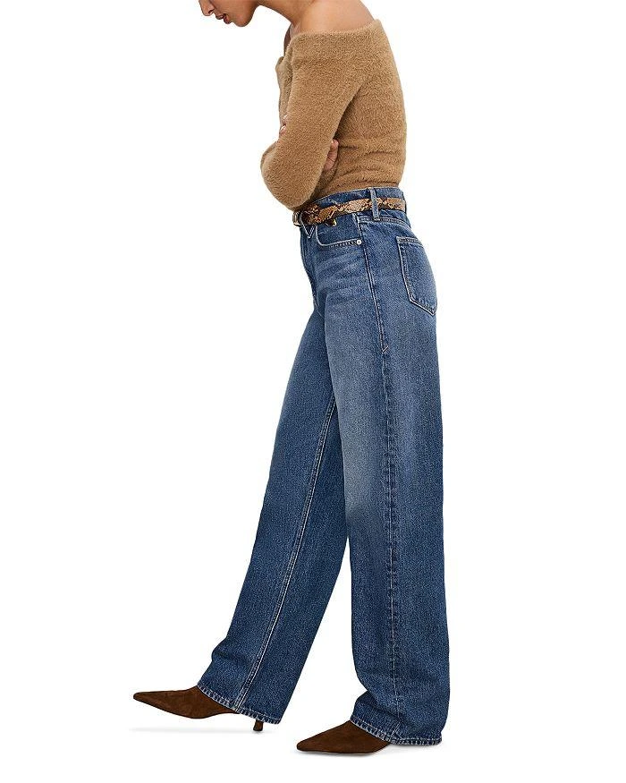 Good American High Rise Barrel Jeans in Indigo 740 5
