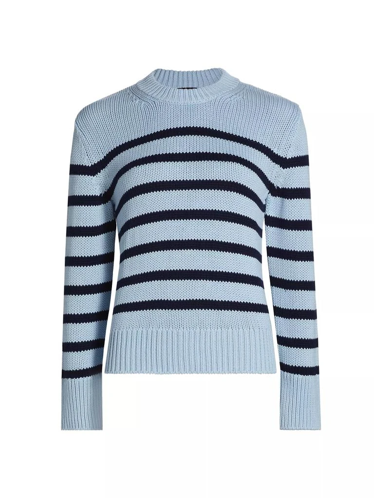 Rails Alise Striped Cotton Crewneck Sweater 1