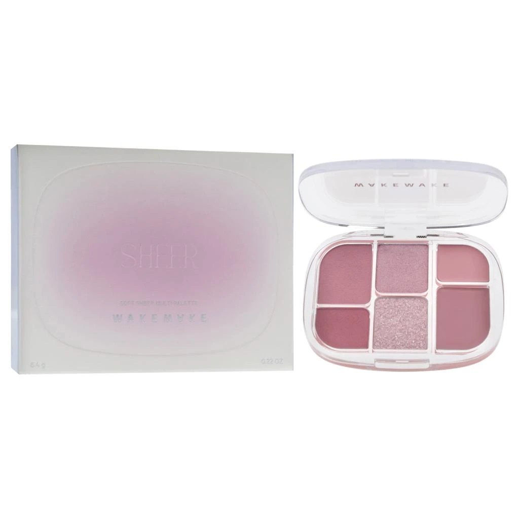 Wakemake Soft Sheer Multi Palette - 03 Lavander Pleasure by  for Women - 0.22 oz Makeup 3