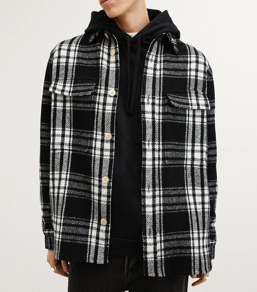 ALL SAINTS Cotton Check Imber Shirt 4