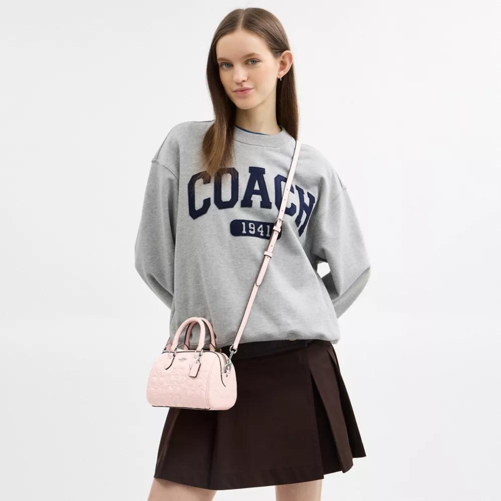 Coach Mini Rowan Crossbody Bag In Signature Leather