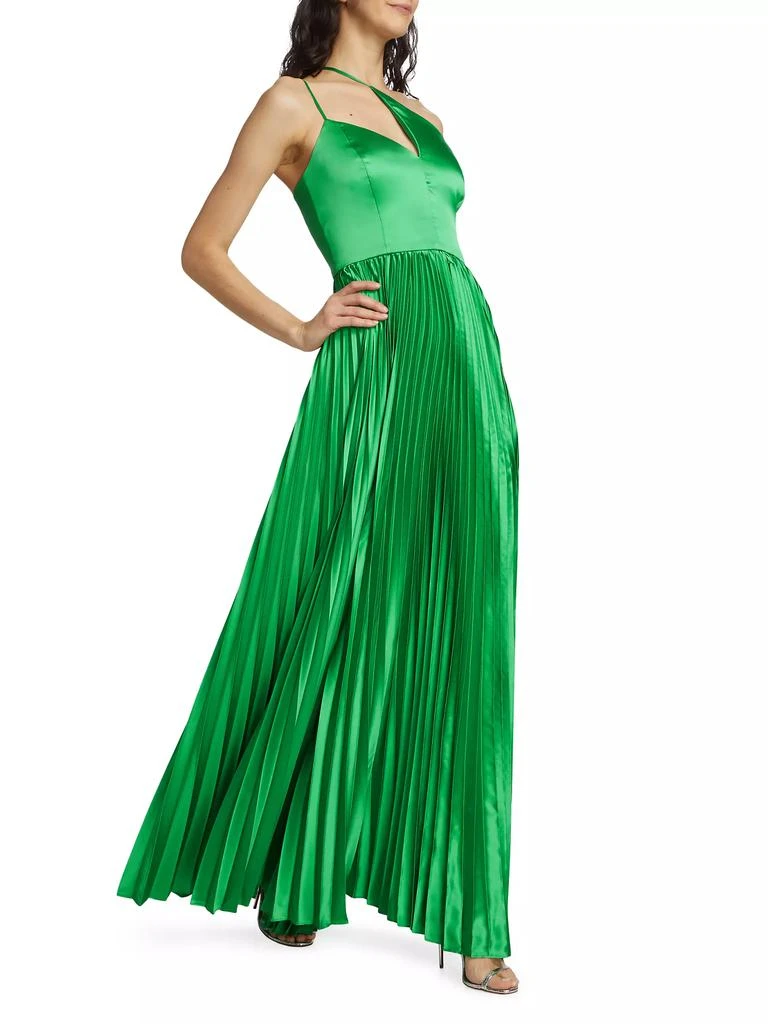 Amur Khari Pleated Asymmetric Gown 4