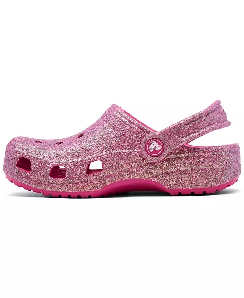 Crocs Little Girls Classic Glitter Clogs from Finish Line 3